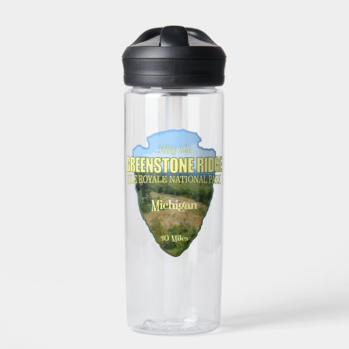 Greenstone Ridge Trail arrowhead  Water Bottle