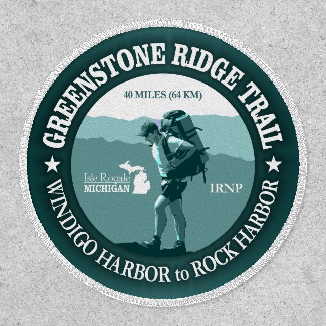 Greenstone Ridge Trail (rd)  Patch (Front)
