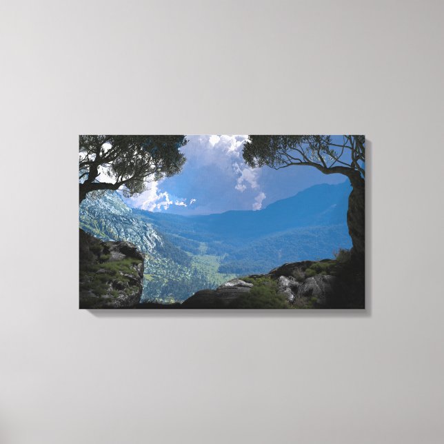 Greenvale Canvas Print (Front)