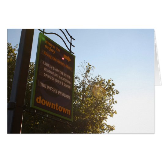 Greenville Downtown Fading Sun Cards (Front Horizontal)