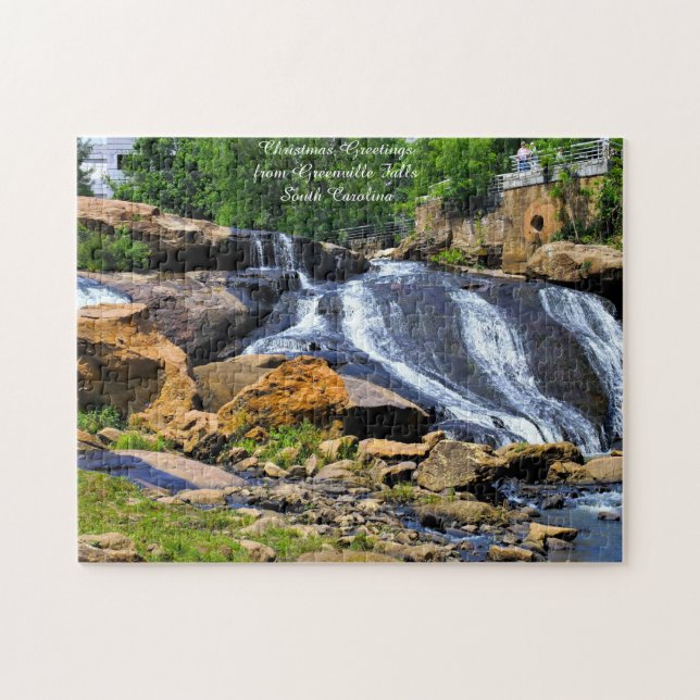 Greenville Falls South Carolina.  Jigsaw Puzzle (Horizontal)