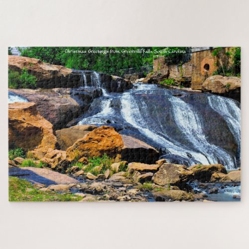 Greenville Falls South Carolina Jigsaw Puzzle