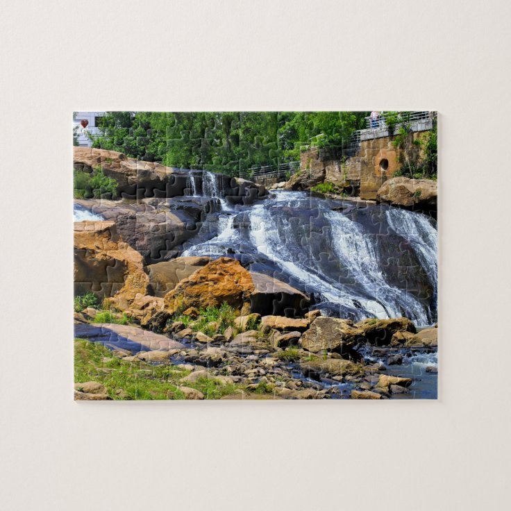 Greenville Falls South Carolina Jigsaw Puzzle Zazzle