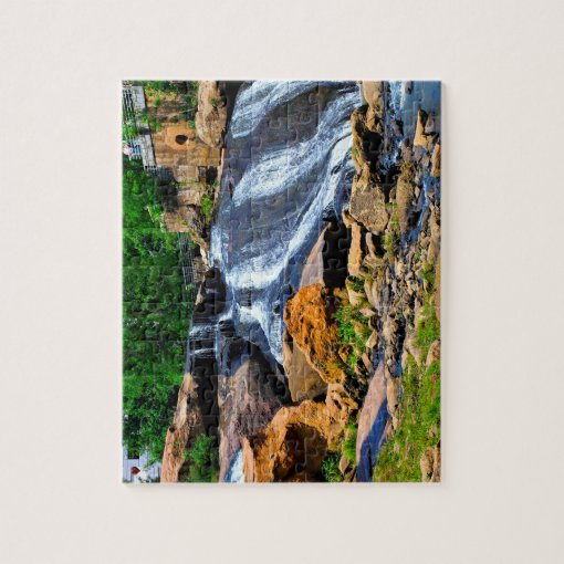 Greenville Falls South Carolina Jigsaw Puzzle Zazzle