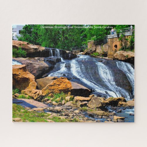 Greenville Falls South Carolina Jigsaw Puzzle