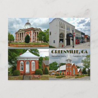 Greenville, GA Postcard