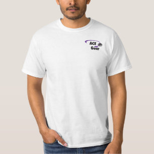 Greenville NC - Ace Pool Pirate - Purple Yellow T-Shirt