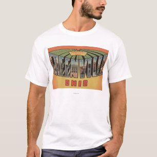 Greenville, Ohio - Large Letter Scenes T-Shirt