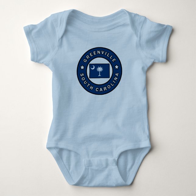 Greenville South Carolina Baby Bodysuit (Front)