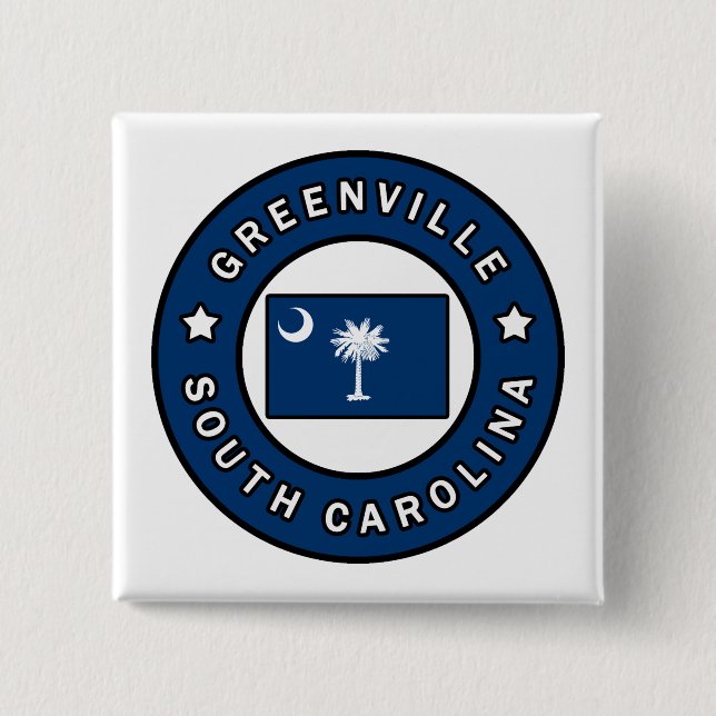 Greenville South Carolina Button (Front)