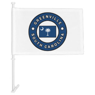 Greenville South Carolina Car Flag