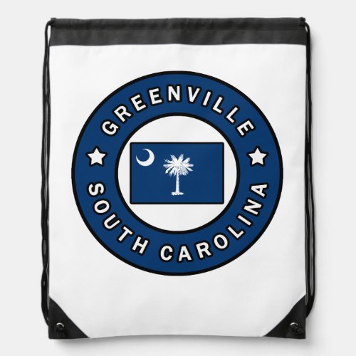 Greenville South Carolina Drawstring Bag