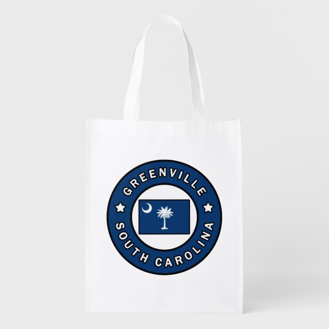 Greenville South Carolina Grocery Bag (Front)