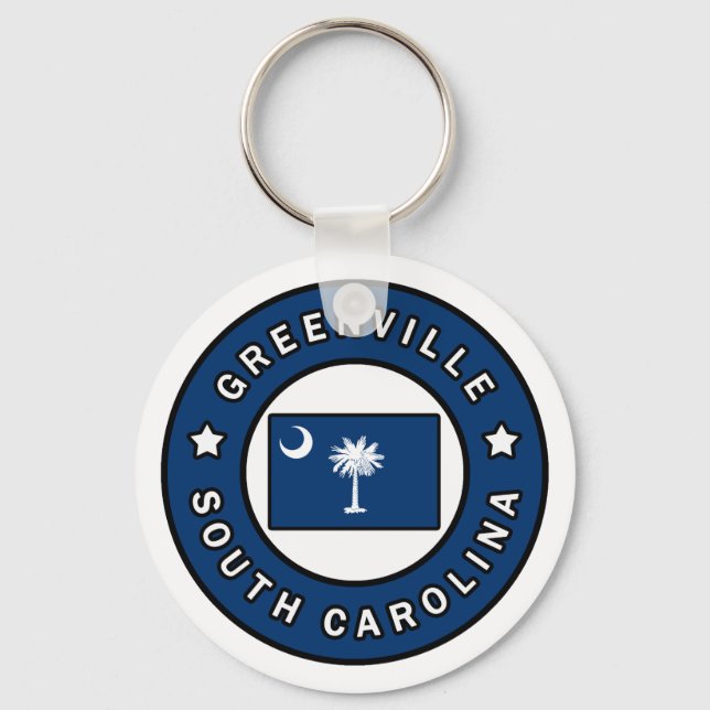 Greenville South Carolina Keychain (Front)