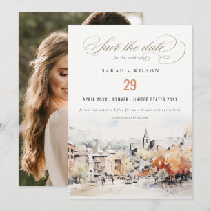 Greenville South Carolina Landscape Wedding Photo Save The Date