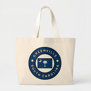 Greenville South Carolina Large Tote Bag