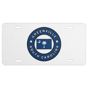 Greenville South Carolina License Plate