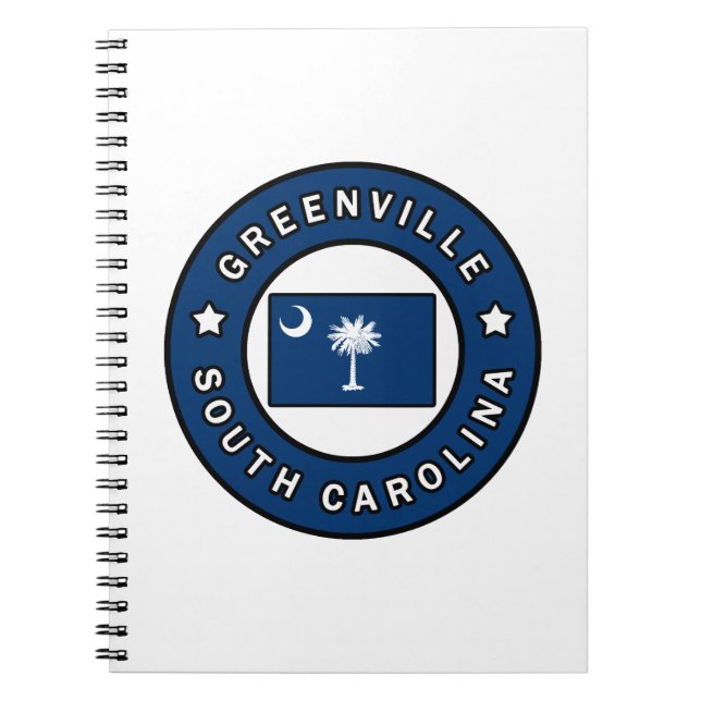 Greenville South Carolina Notebook (Front)