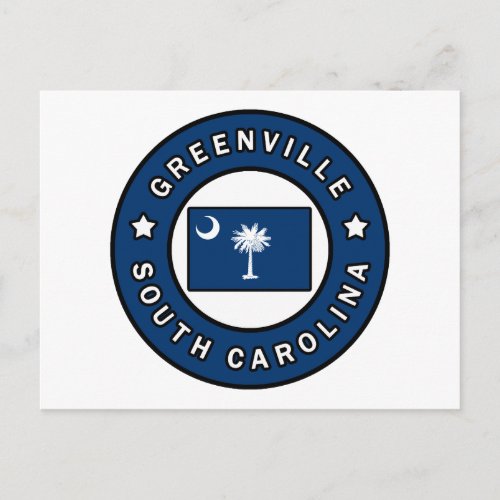 Greenville South Carolina Postcard