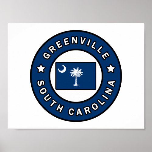 Greenville South Carolina Poster