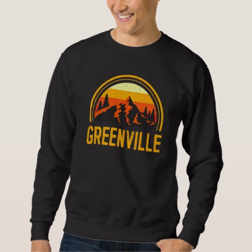 Greenville South Carolina Sc Mountains Hiking Souv Sweatshirt