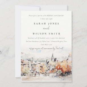 Greenville South Carolina Wedding Anniversary Invitation