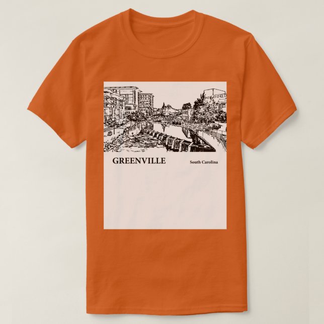 Greenville South olina  3 T-Shirt (Design Front)