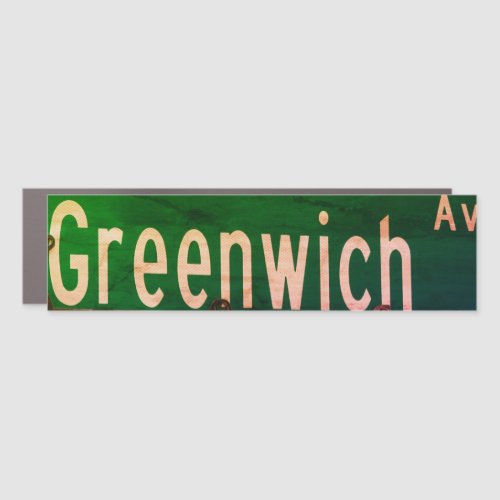 Greenwich Ave Greenwich CT Car Magnet