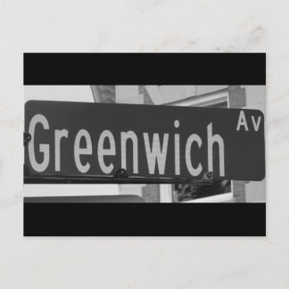Greenwich Ave, Greenwich, CT Postcard
