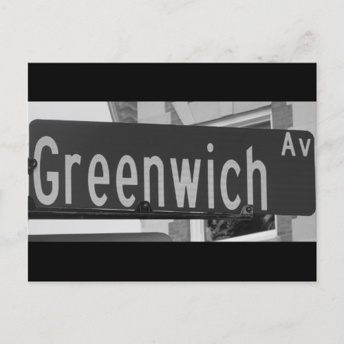 Greenwich Ave Greenwich CT Postcard