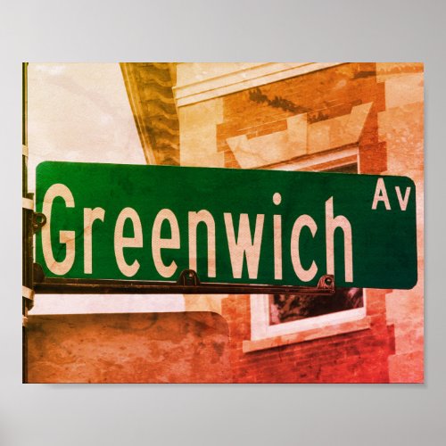 Greenwich Ave Greenwich CT Poster