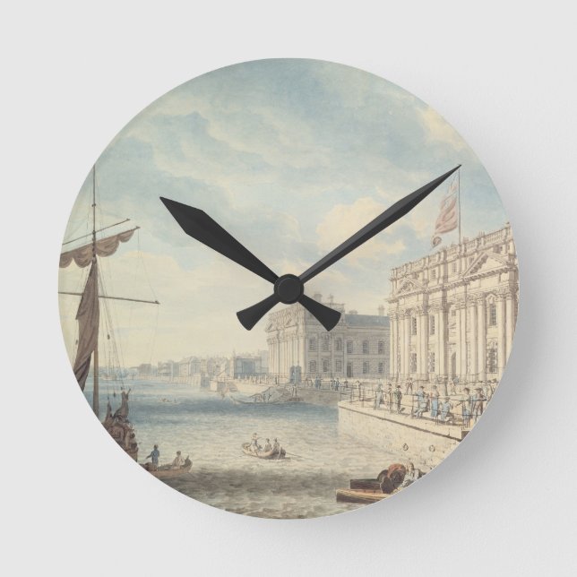 Greenwich Hospital (w/c) Round Clock (Front)