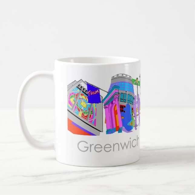 Greenwich Village NYC Coffee Mug (Left)