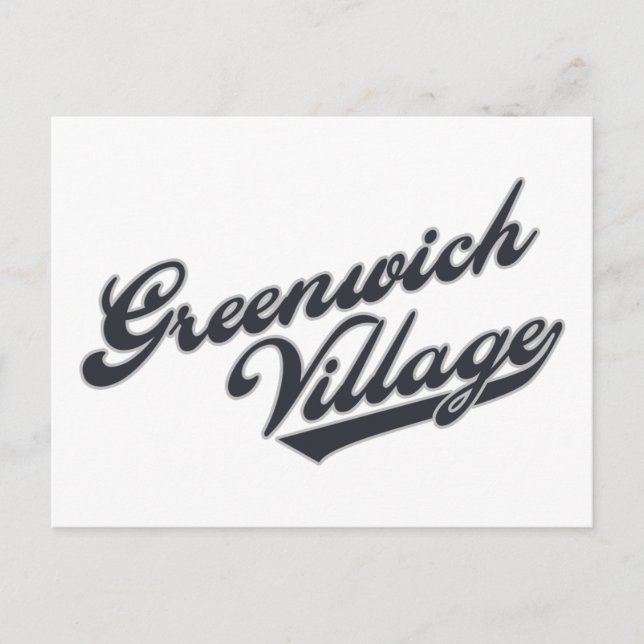 Greenwich Village Postcard (Front)