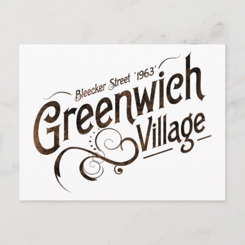 Greenwich Village Postcard