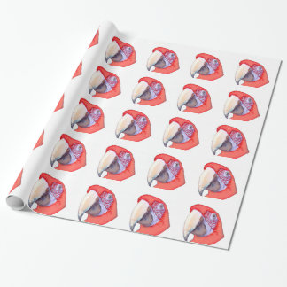 Greenwing Macaw Parrot Wrapping Paper