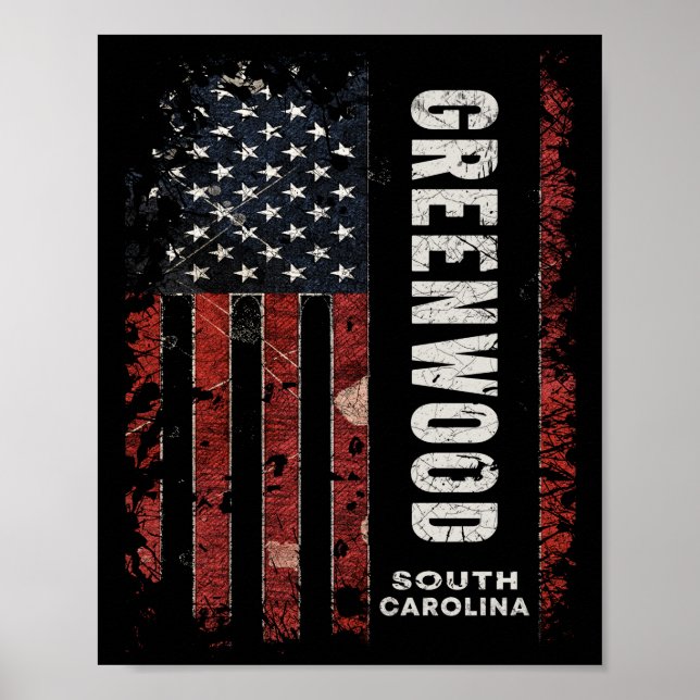 Greenwood South Carolina Poster (Front)