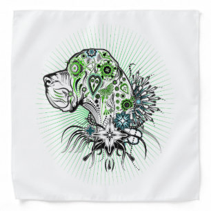 Greeny Great Dane Bandana