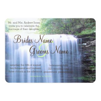 Greeny Nature Wedding Invitation