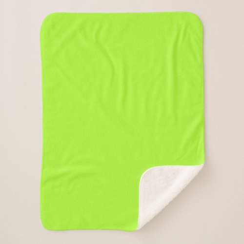 GreenYellow Sherpa Blanket