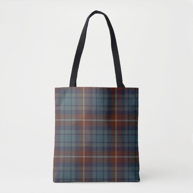 Greer Clan Tartan Tote Bag (Front)