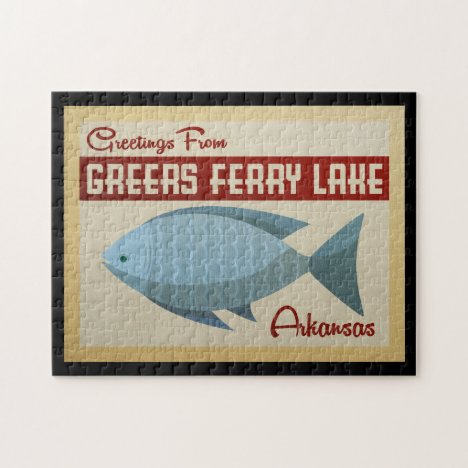 Greers Ferry Lake Gifts & T-shirts – Vintage Blue Fish