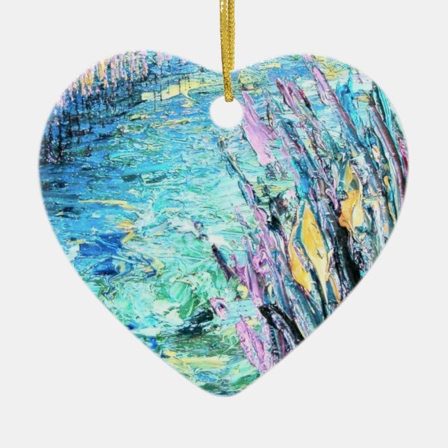 Greet Your Neighbors Ceramic Ornament (Front)