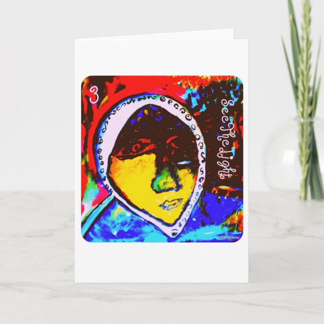 Greeting card 3 See The Light (Front)