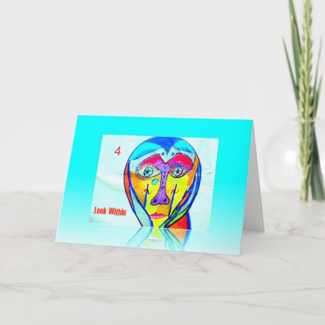 Greeting Card 4 Look Within (Front)