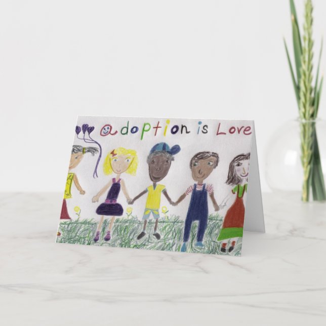 Greeting Card - Adoption Is Love (Front)