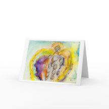 Greeting Card - Angel In Flight