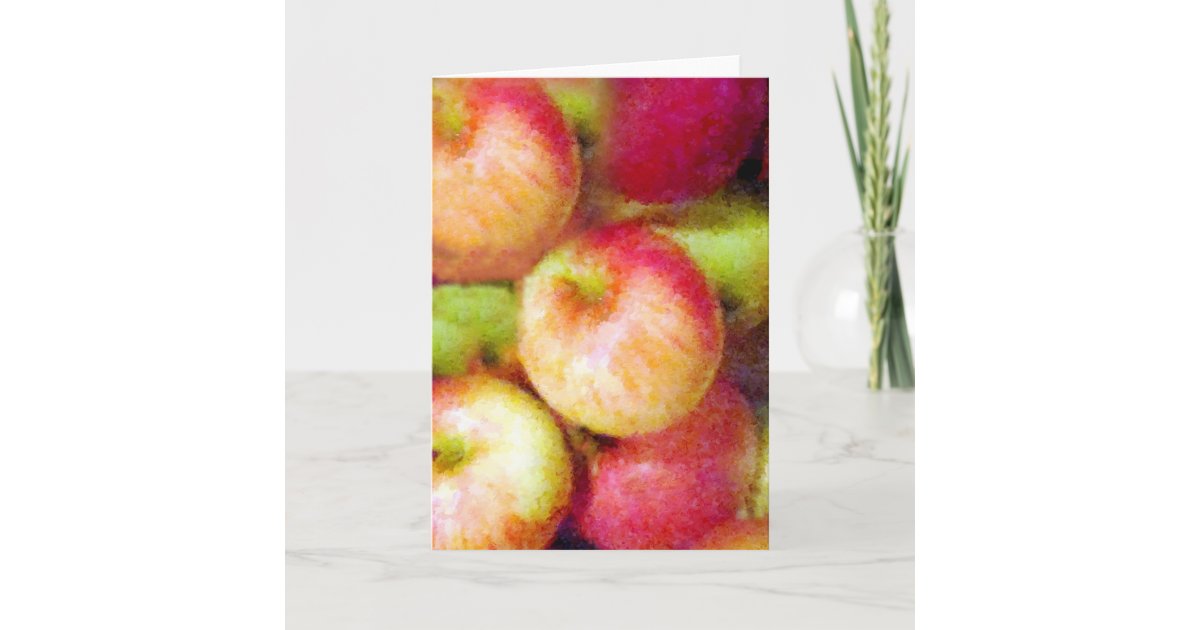 GREETING CARD Apples to Apples Card