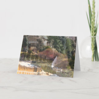 Greeting Card-At Home Among the Trees Card