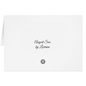 Greeting Card - August Sun (Back Horizontal)